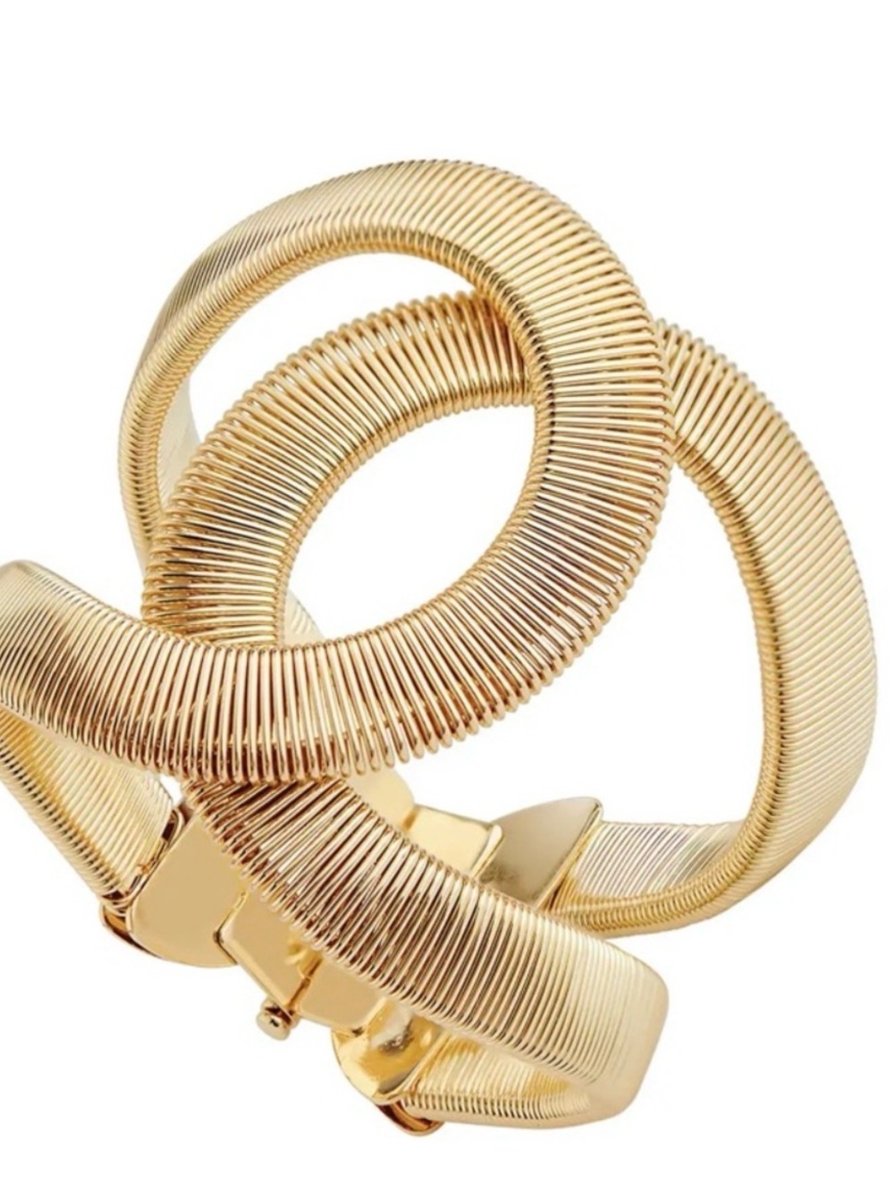 Park Lane Giselle Gold Tone Sculptural Loop Bracelet